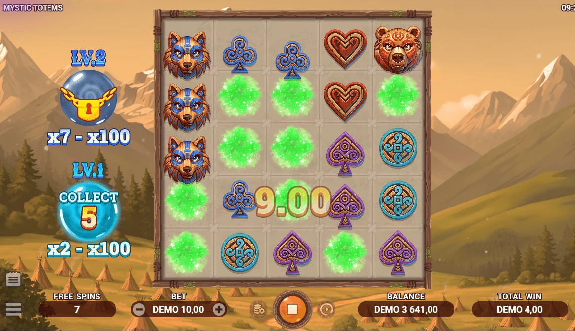 The game features Tumble and buy-in Free Spins